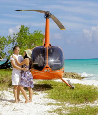 A Luxurious Escape: A Helicopter Ride to a Hotel in Punta Cana