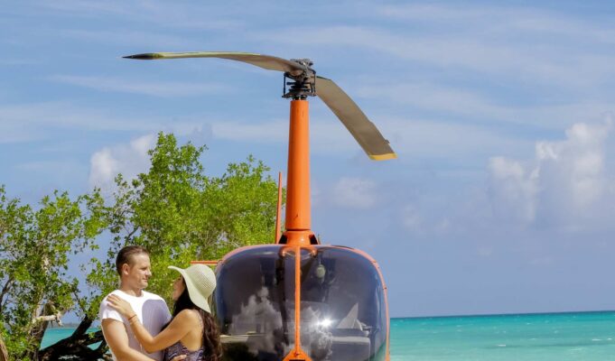 Helicopter in Punta Cana