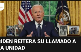 Biden y Donald Trump llaman unidad