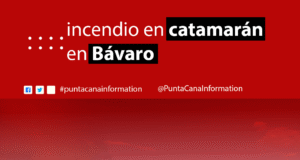 Incendio en catamarán en Bávaro Armada Dominicana y Bomberos sofocan incendio en catamarán en Bávaro