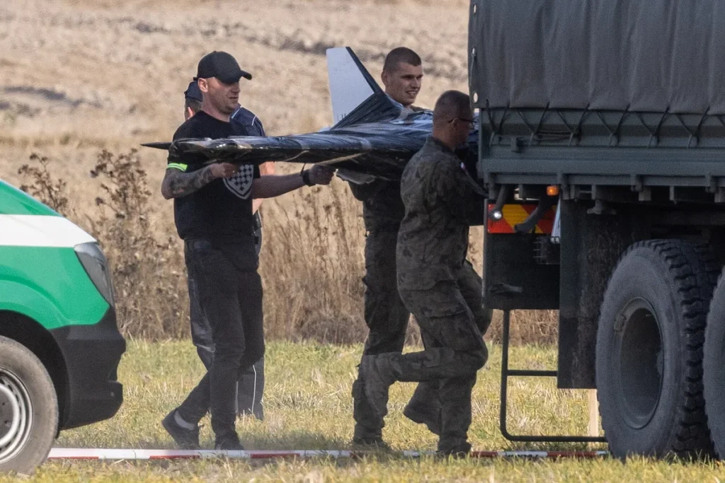 drones rusos en Polonia