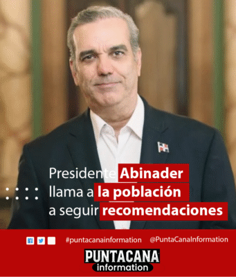 Presidente Abinader llama a la población a seguir recomendaciones oficiales por lluvias Presidente Abinader llama a la población a seguir recomendaciones oficiales por lluvias