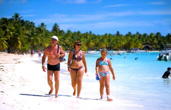 Punta Cana Excursions Worth Booking walking on the Saona ISland as a tourist