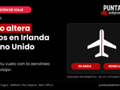 Boelo altera vuelos en Irlanda y Reino Unido Tarjeta informativa original con icono de avión sobre alteraciones por Boelo en Irlanda y Reino Unido el 25 de octubre de 2026; no es fotografía.