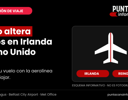 Boelo altera vuelos en Irlanda y Reino Unido Tarjeta informativa original con icono de avión sobre alteraciones por Boelo en Irlanda y Reino Unido el 25 de octubre de 2026; no es fotografía.