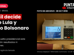 Brasil vota en la segunda vuelta entre Lula y Flávio Bolsonaro Portada sobre la segunda vuelta de Brasil, con una fotografía de archivo de 2018 de una urna electrónica brasileña encendida; no corresponde a la votación de 2026.