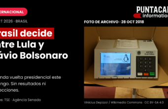 Brasil vota en la segunda vuelta entre Lula y Flávio Bolsonaro Portada sobre la segunda vuelta de Brasil, con una fotografía de archivo de 2018 de una urna electrónica brasileña encendida; no corresponde a la votación de 2026.