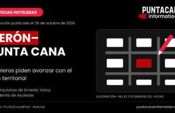 Hoteleros piden avanzar en el plan territorial de Verón–Punta Cana Ilustración conceptual de planificación territorial con la marca Punta Cana Information; no es una fotografía del hecho ni un plano oficial.